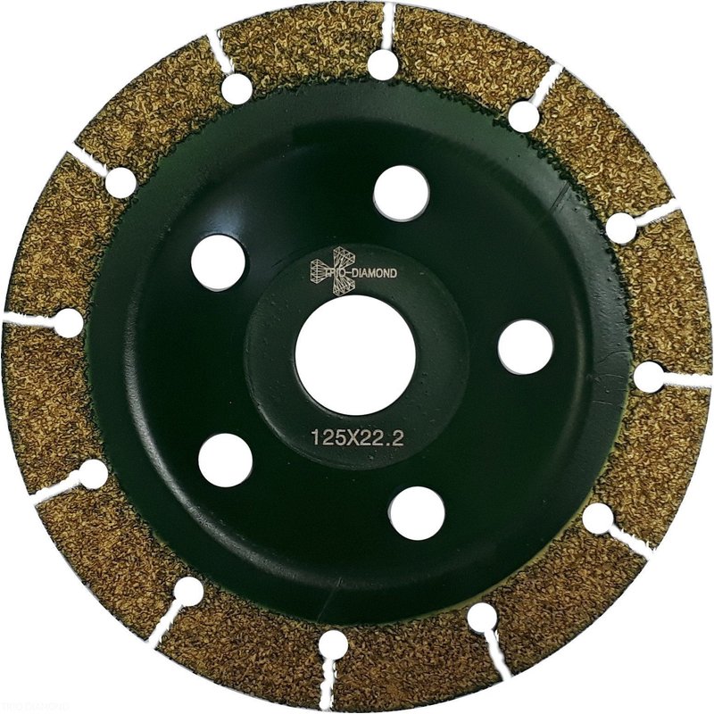 Чашка шлифовальная 125 с твердосплавным напылением Trio-Diamond 390125