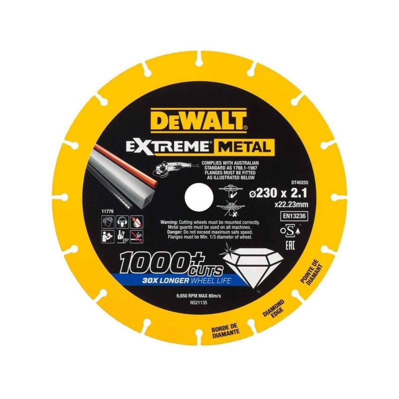 Алмазный диск отрезной DEWALT DT40255 по металлу 230 x2 DT40255-QZ