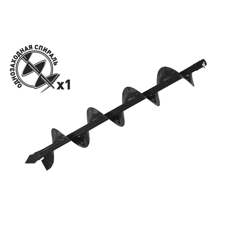 Шнек для грунта 20 мм, 125 мм CARVER 01.003.00033