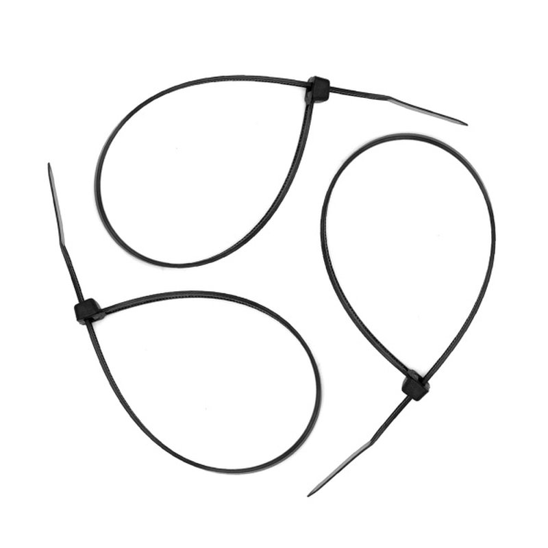 Хомуты нейлоновые черные 250 х 4,8 мм уп.100шт Политех Инструмент Инструмент 3201434