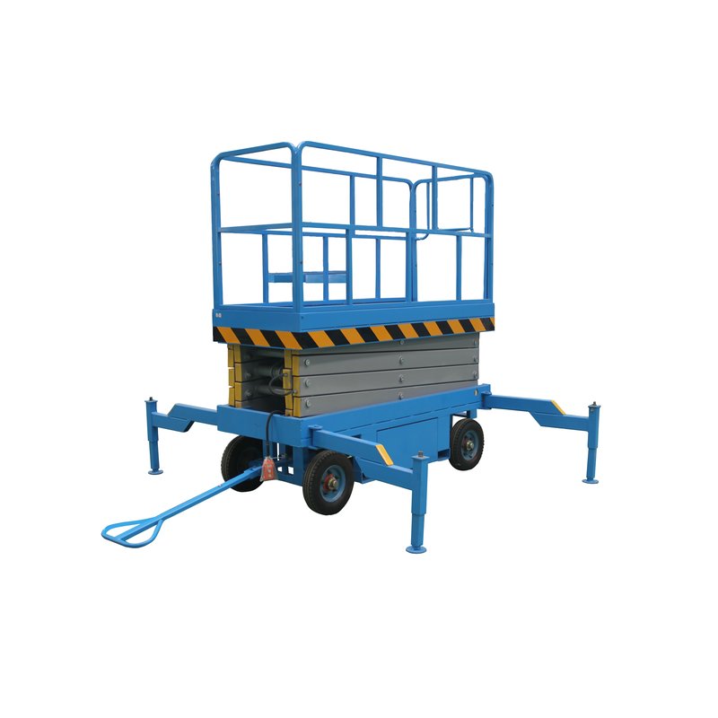 Ножничный передвижной подъемник TOR SJY-0,5-9AC 500 кг 9 м от сети 1017010