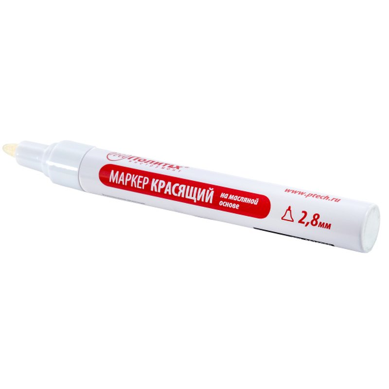 Маркер красящий белый Политех Инструмент Инструмент 1610010