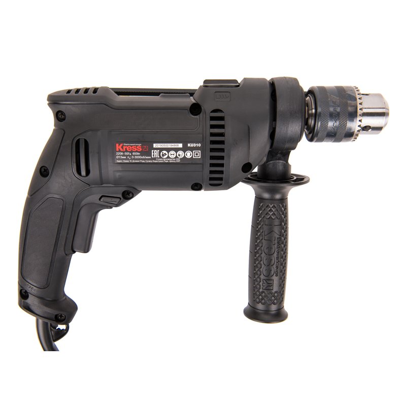 Дрель ударная KRESS, KU310, 650 Вт, 13 мм, коробка