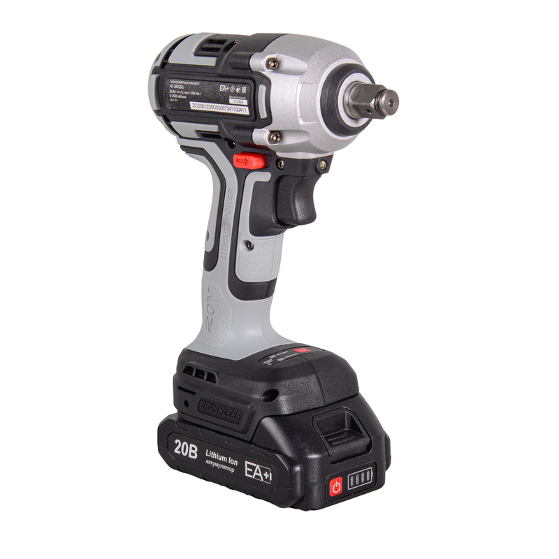 Гайковерт аккумуляторный АГ-300/20Li (в комплекте 2 АКБ и ЗУ) в кейсе Ресанта 75/24/3