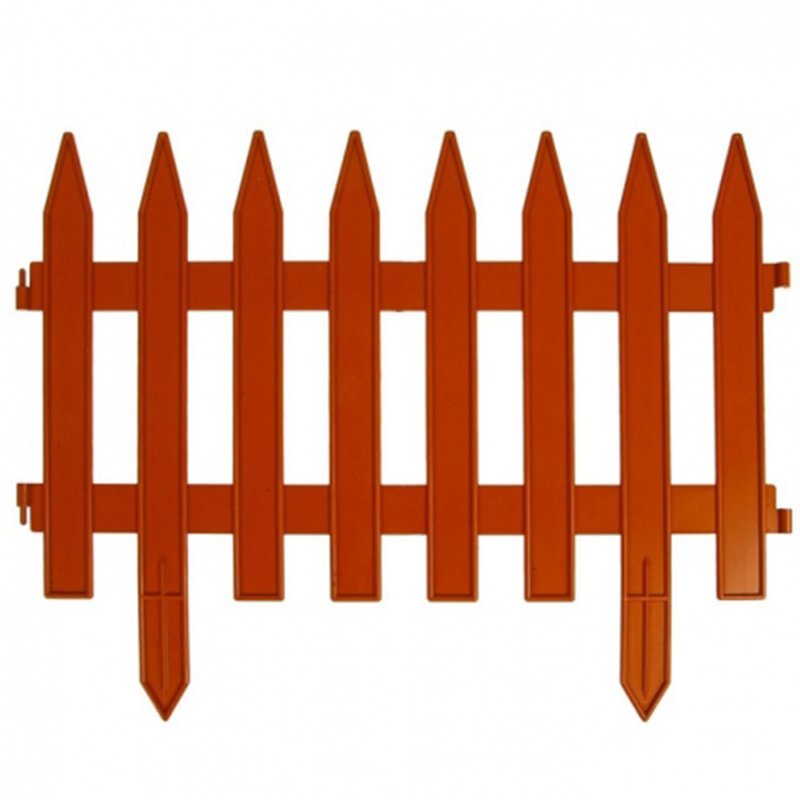 Заборчик "Садовый"  3,10 м. терракот Россия 8065105