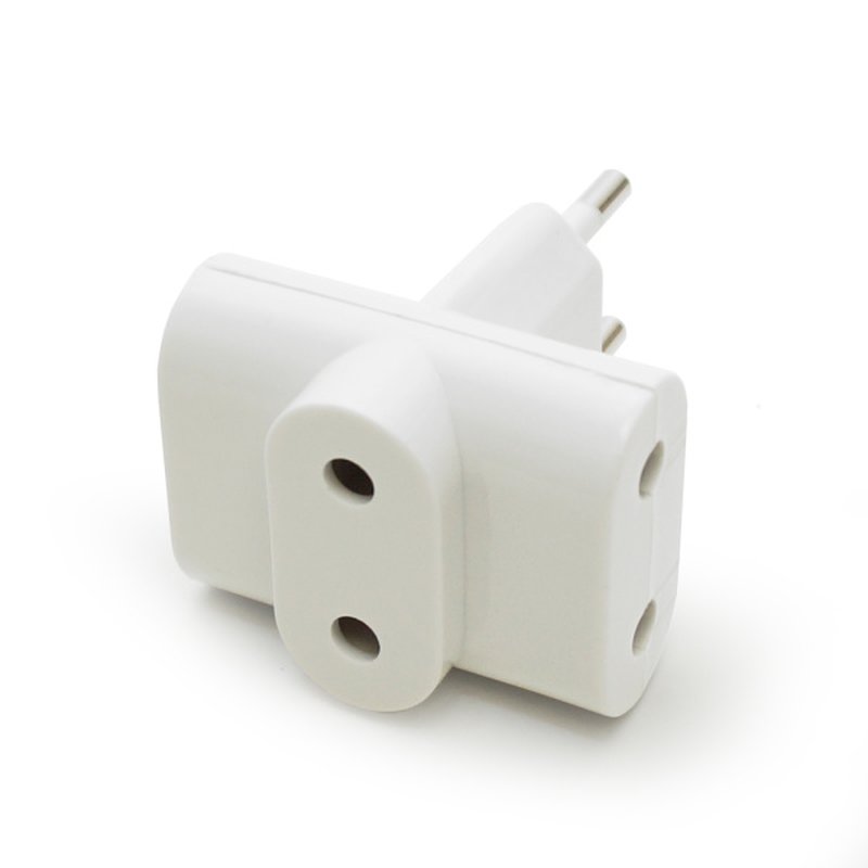 Разветвитель электрический (без заземления), 3 гнезда, стандарт, 10А. белый Jilion 9533873