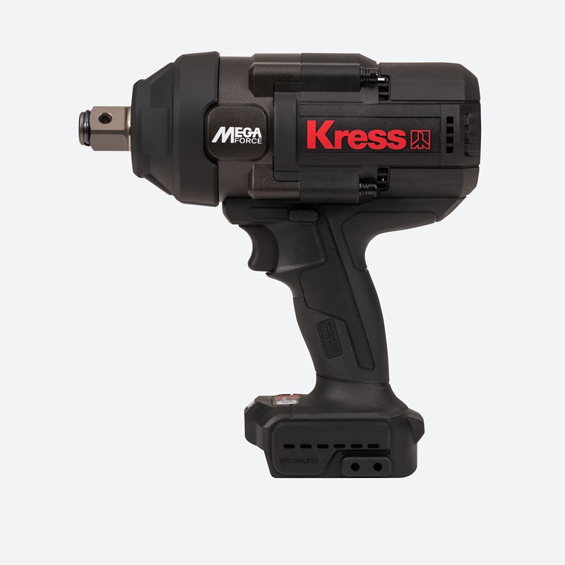 Гайковерт аккумуляторный бесщеточный KRESS KUB35.91, 20В, 1700 Нм, без АКБ и ЗУ, кейс