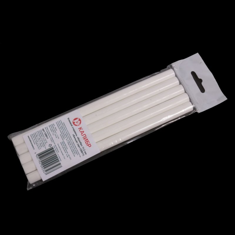 Стержень клеевой Белый (5 шт; 11.2 мм; 200 мм) Калибр 00000071037