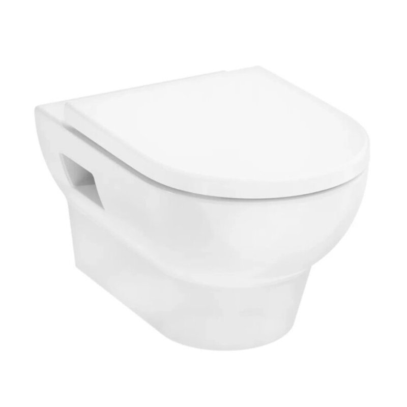 Унитаз, , GladeLake S, подвесной, шгв 360*540*350, сиденье-в комплекте, цвет-белый Hansgrohe HGSET002