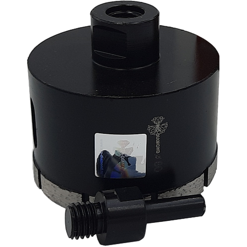 Коронка алмазная по керамограниту 80 мм Серебряная пайка Trio-Diamond GCB770