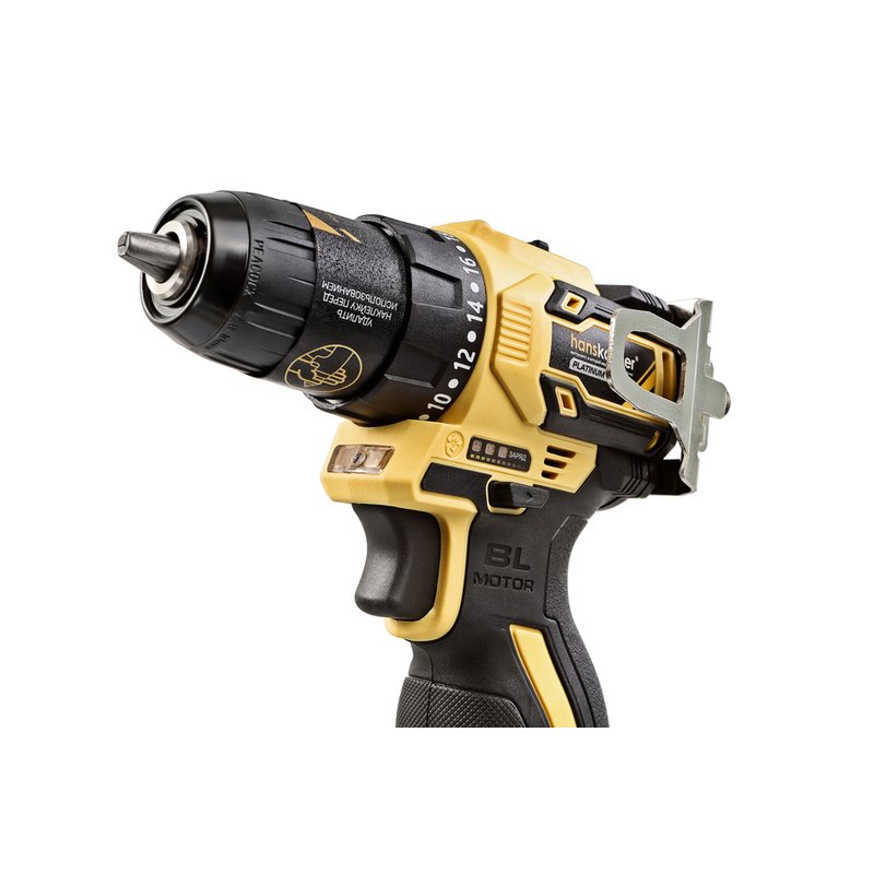 Дрель акк б/щ Hanskonner PLATINUM, 14, 4В, 45Нм, 2х2.0Ач, 10мм, сумка-кейс HCD1645BLC