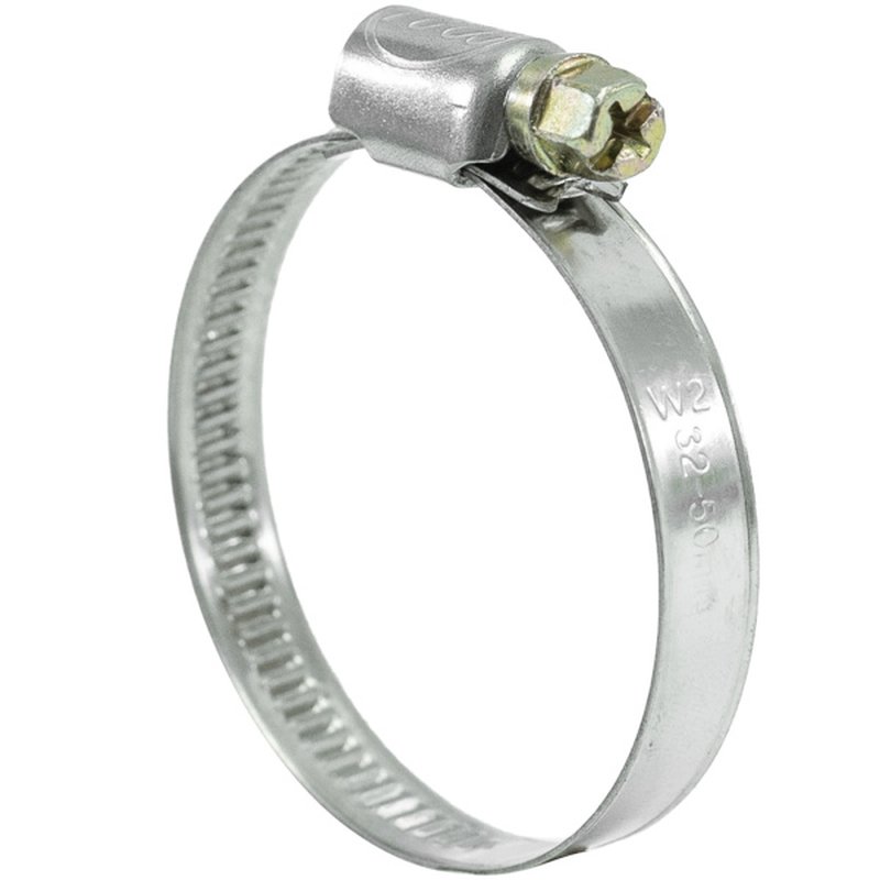 Хомуты червячные накатные, нержавеющая сталь, 5 шт./уп., 32мм-50мм Политех Инструмент Инструмент 3203132