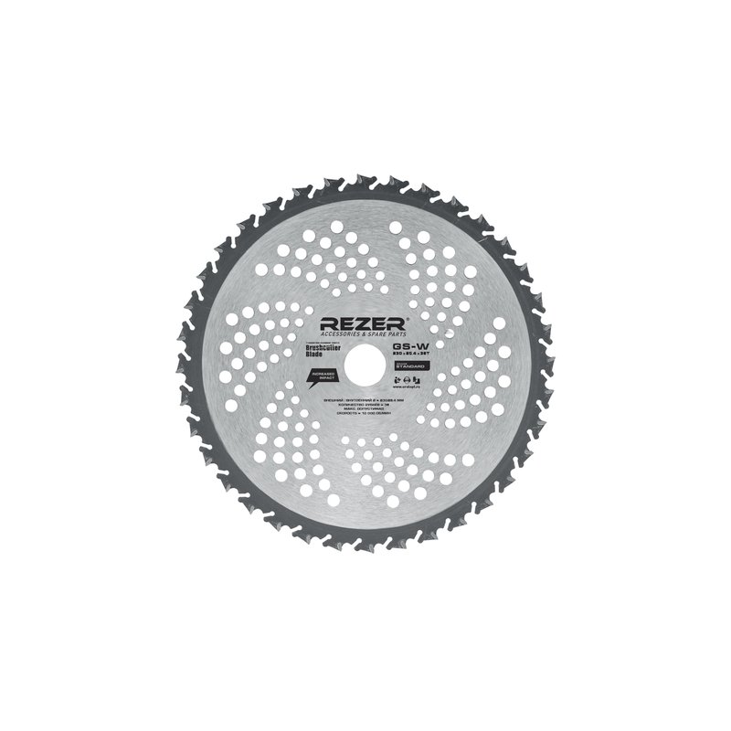 Нож GS-W (230x25.4x1.3 мм; 36Т) для бензокосы Rezer 03.010.00010