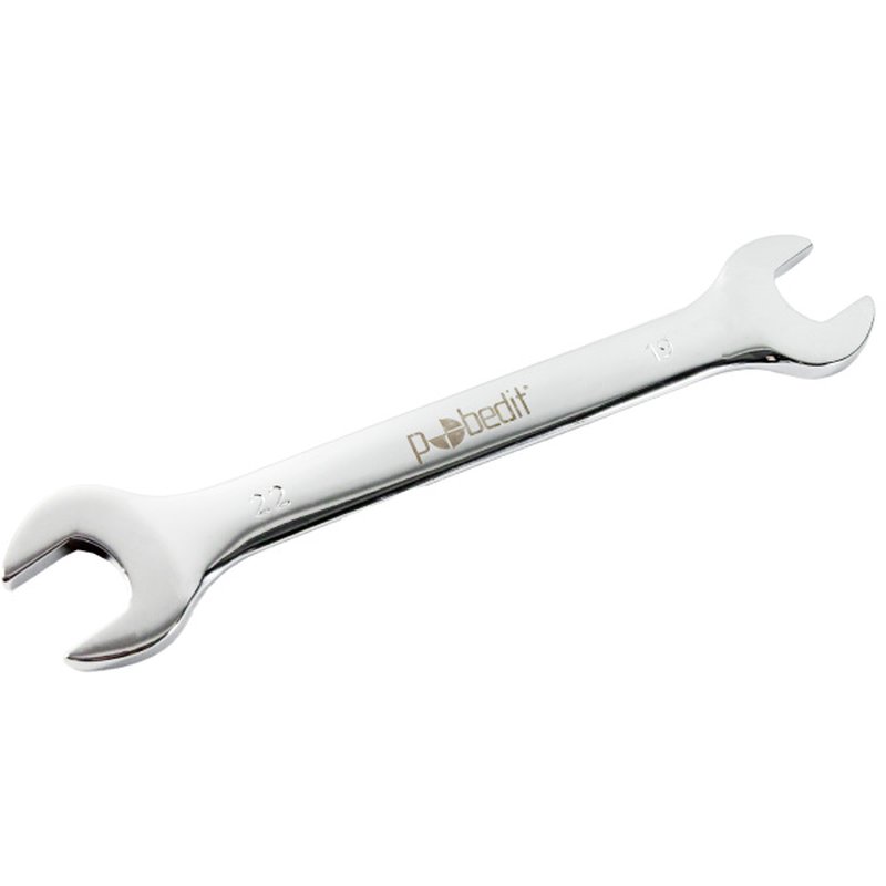 Ключ рожковый,Cr-V,зеркальная полировка,19х22 мм Pobedit 2721522