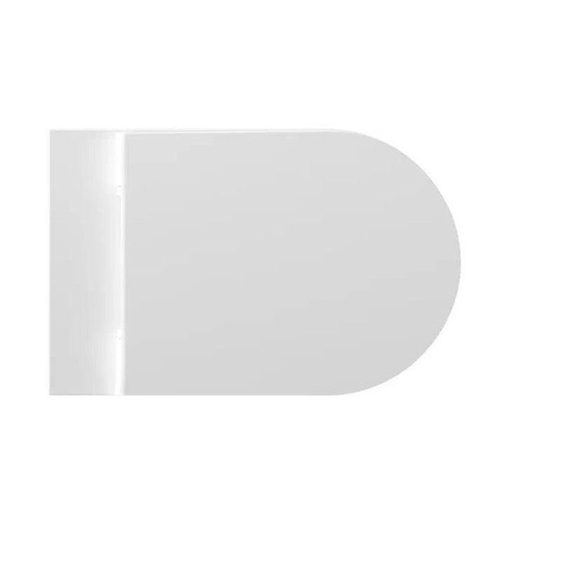 Сиденье для унитаза, , Hide, шг 379*479, цвет-белый матовый Alice MC3109S