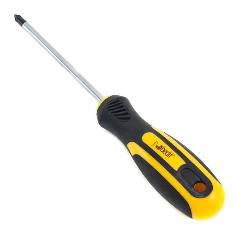 Отвертка крестовая Profi, Cr-V, PH 1 × 100 мм. Pobedit 2563110