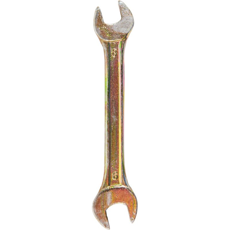 Ключ рожковый,CS,оцинкованный,8х9 мм Политех Инструмент Инструмент 2721104