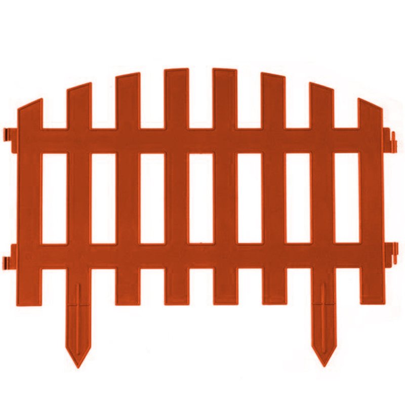 Заборчик Декоративный 3,10 м. терракот Россия 8065005