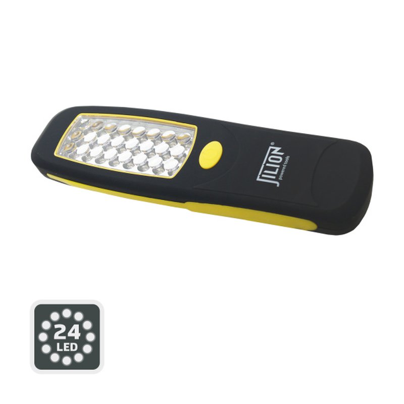 Фонарь автомобильный светодиодный, 24LED, 3xAA, пластик Jilion 9531505