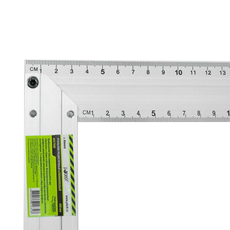 Угольник разметочный алюминиевый 400 мм, Pobedit Pobedit 6037040