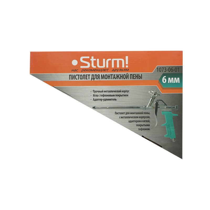 Пистолет для монтажной пены Sturm! 1073-06-01