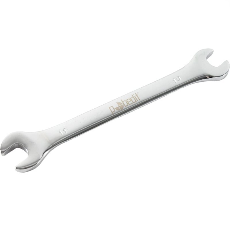 Ключ рожковый,Cr-V,зеркальная полировка,10х11 мм Pobedit 2721508