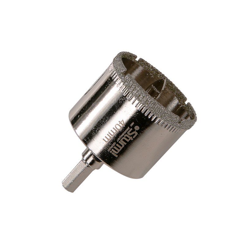 Коронка алмазн. по керам. плитке и стеклу 40х55 мм, с центрир. сверл. Sturm 1055-09-4055