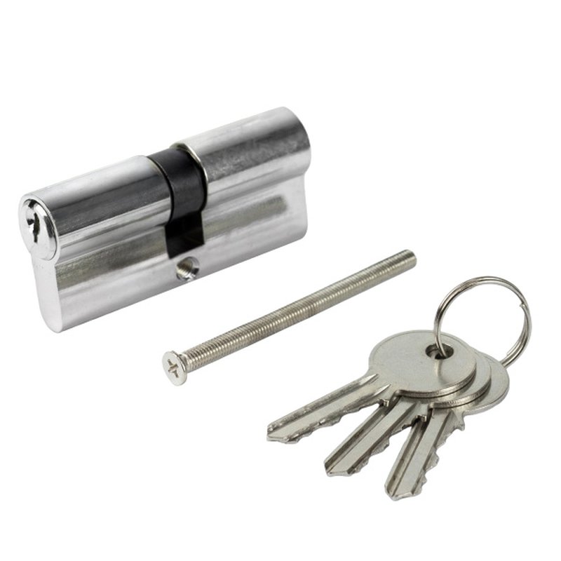 Цилиндр. механизм, ключ-ключ,цвет:серебро,70 мм Политех Политех Инструмент Инструмент 8125071