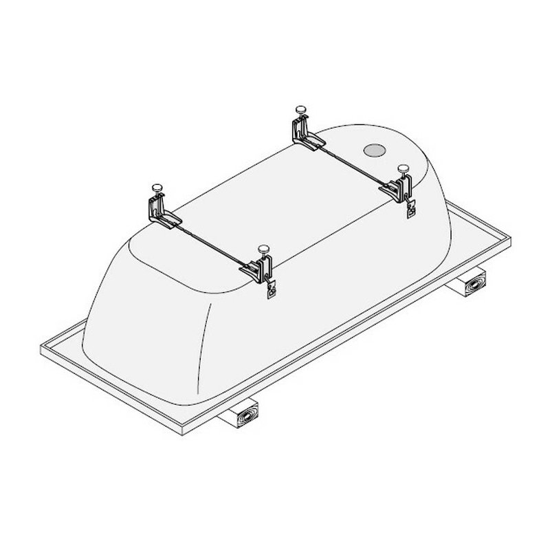 Опора для ванны, Bette, универсальная, 2 штуки