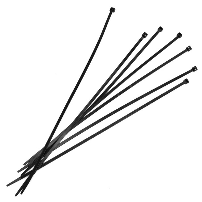 Хомуты нейлоновые черные 350 х 4,8 мм уп.100шт Политех Инструмент Инструмент 3201438