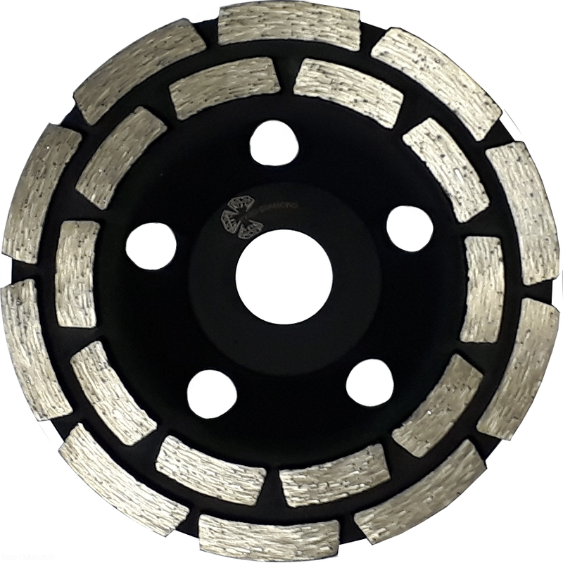 Чашка алмазная 125 Сегментная двухрядная Про Trio-Diamond TCW260