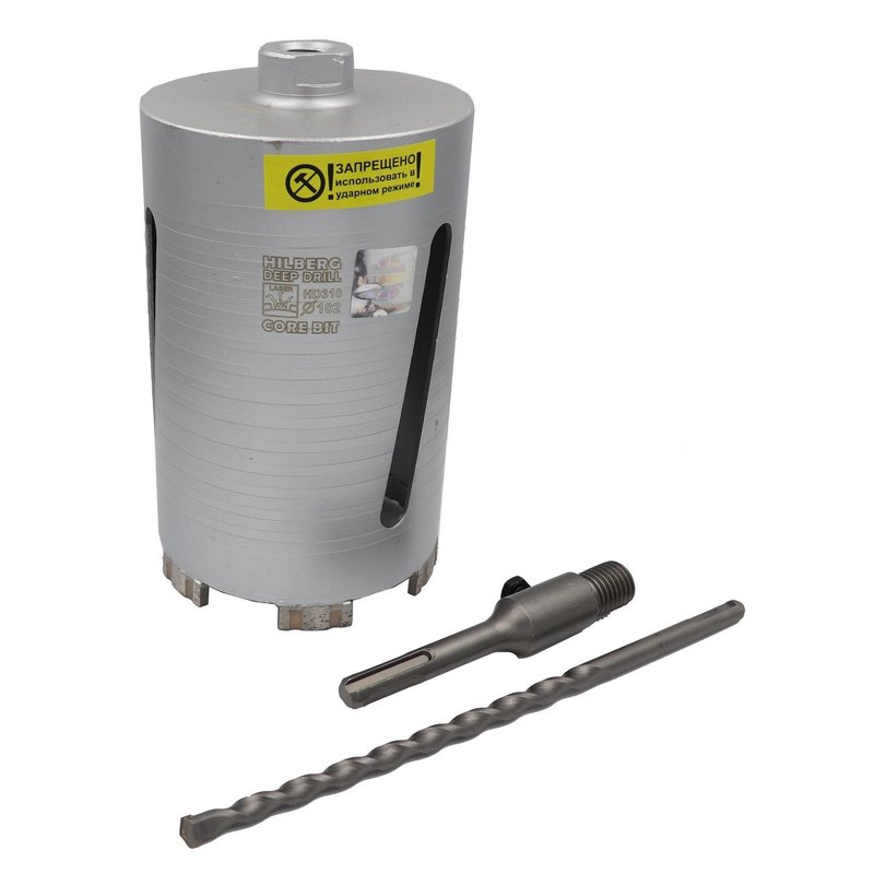 Коронка алмазная по бетону 102*150 мм Hilberg Laser Deep Drill Hilberg HD310