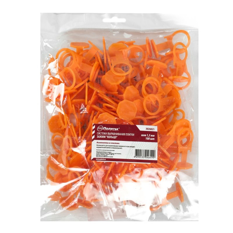 Зажим "Кольцо" 100шт. Политех Инструмент Инструмент 3026021