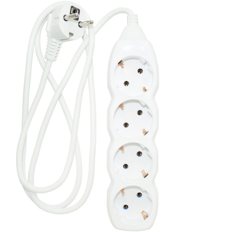 Удлинитель U-4g-1.5m-Z с 4 евророзетками (с/з) 1,5м Jilion 9534150