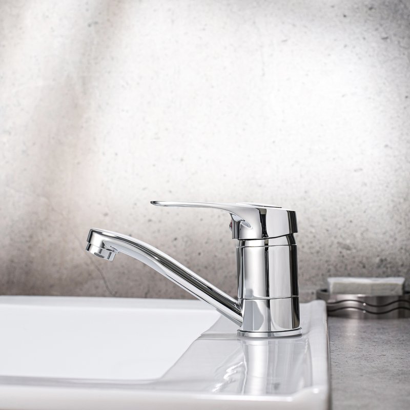 Смеситель для кухни РМС SL55-004F-15 однорычажный Хром