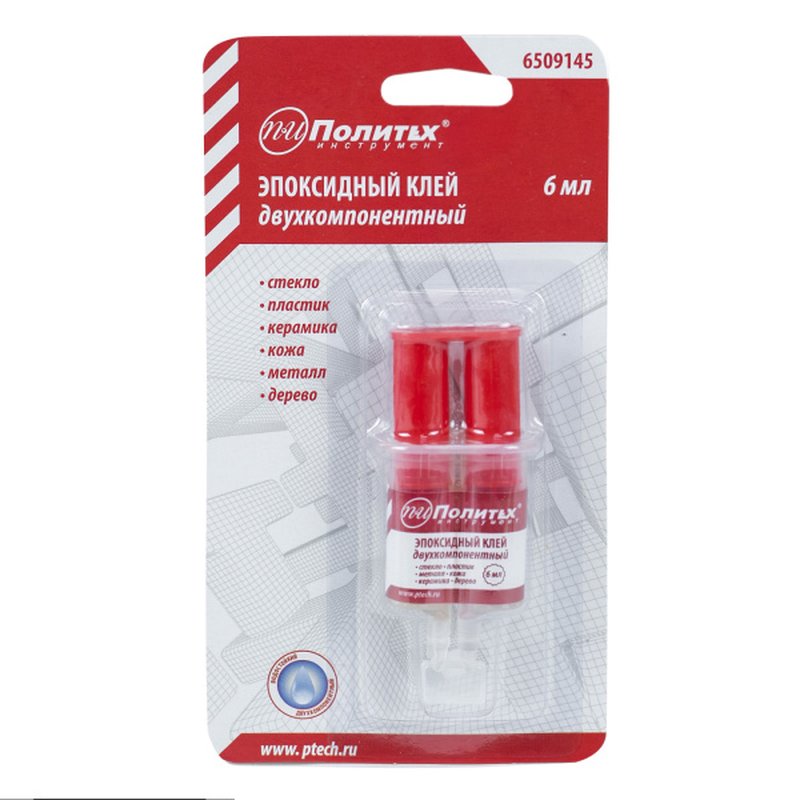 Эпоксидный клей двухкомпонентный Политех Инструмент Инструмент 6509145