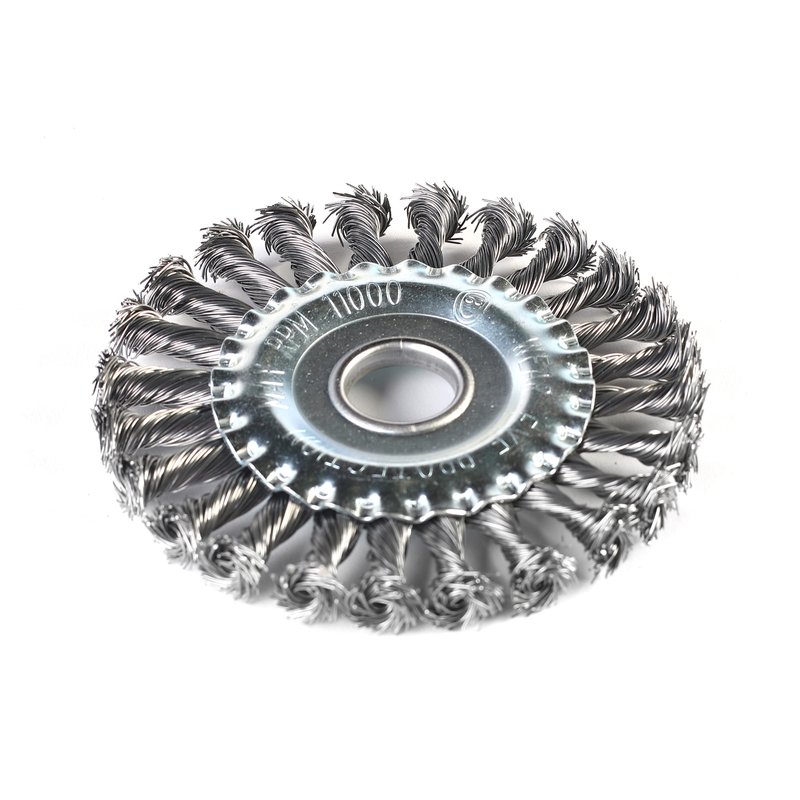 Щетка круглая витая (125х22.23 мм) 813010011