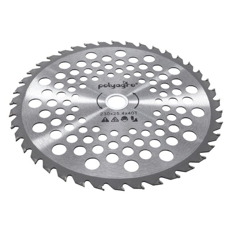 Диск для триммера, 230 х 25,4 толщина 1,2 мм, 40 зубьев, Polyagro Polyagro 7706110
