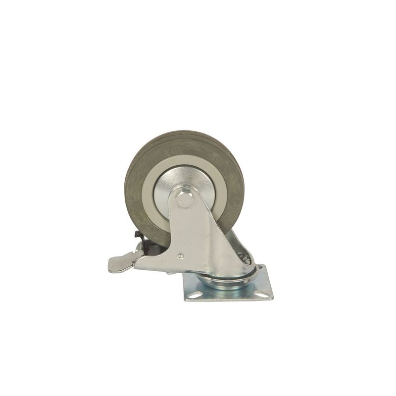 Колесо аппаратное поворотное с тормозом SCgb 42 100 мм TOR 1003243