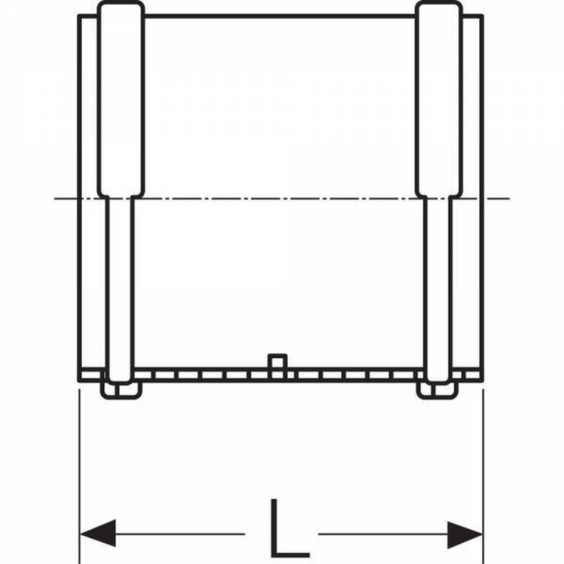 Муфта двухраструбная 110 REHAU 11214941001