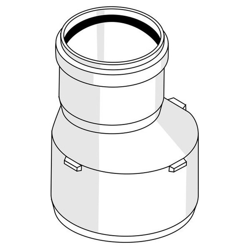 (11213941002) Переходник RAUPIANO Dn 110/50 REHAU 11213941001