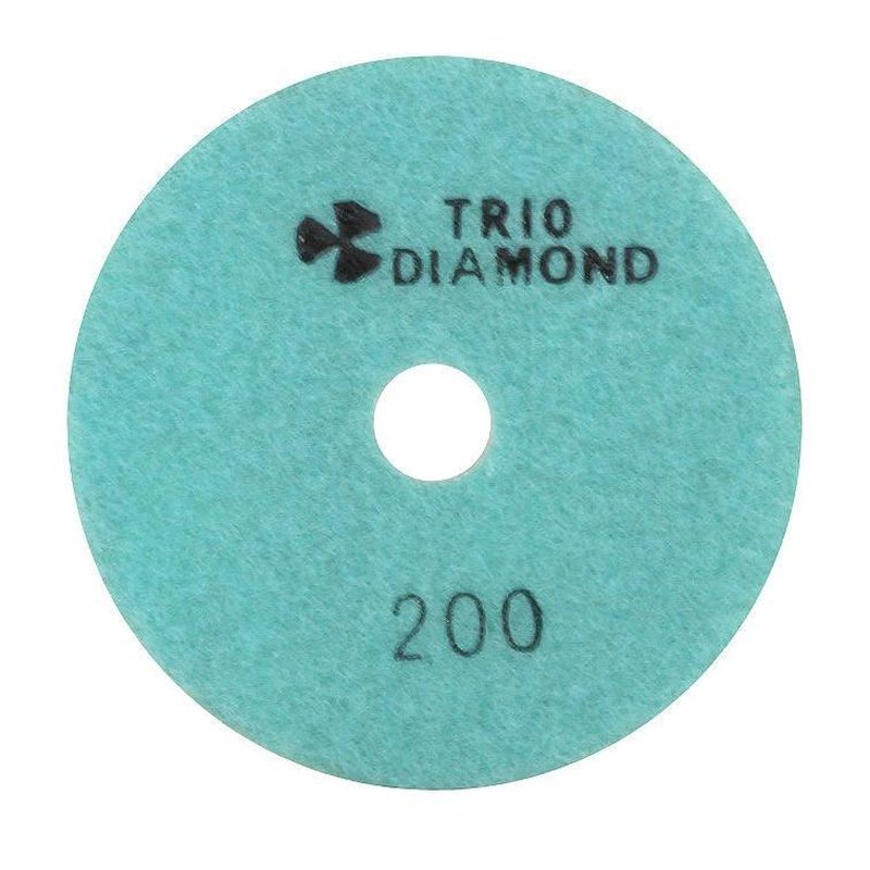 Алмазный гибкий шлифовальный круг "Черепашка" 100 № 200, Trio-Diamond 340200