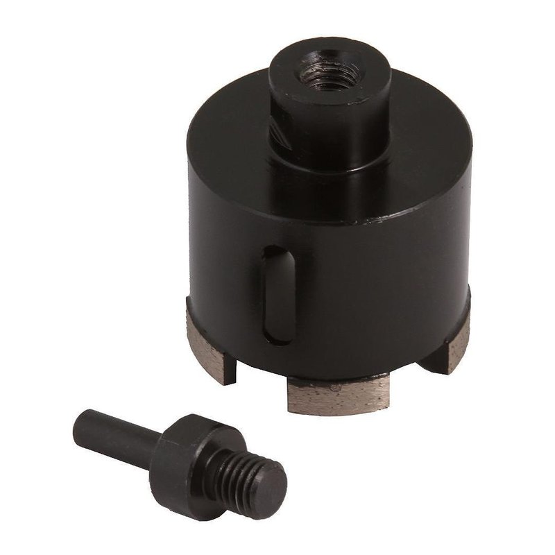 Коронка алмазная по керамограниту 68 мм Серебряная пайка Trio-Diamond GCB768