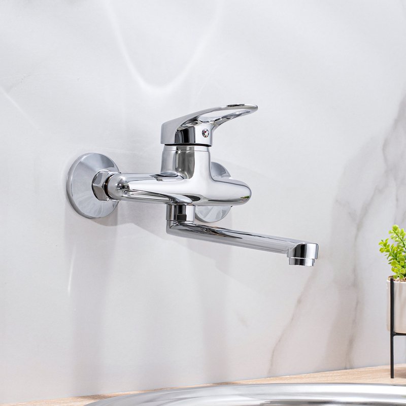 Смеситель для кухни РМС SL55-005 Хром