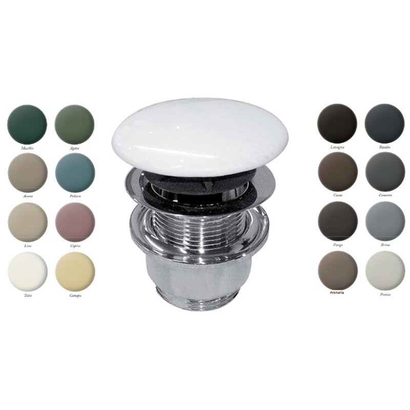 Донный клапан, , 1 1/4, диаметр, мм-72, универсальный, цвет-хром/Avena Cielo PIL01 AV