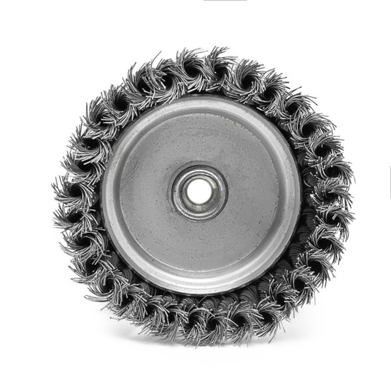 Щетка-крацовка Чашка с бандажом 125мм/М14, стальная, Pobedit Pobedit 2129125