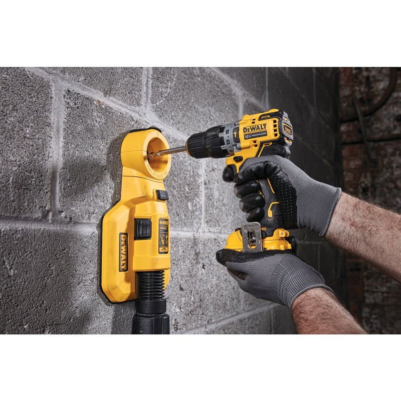 Ударная бесщеточная дрель-шуруповерт DEWALT DCD706D2 250 Вт 10.8 (12) В 57.5 Нм 1500 об/мин 25500 уд/мин DCD706D2-QW