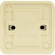 Выключатель двухклавишный с подсветкой О/У. бежевый Jilion 9533417