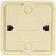 Розетка 1 гнездо (б/з) О/У. бежевый Jilion 9533427