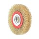 Щетка для точильно-шлифовального станка Радиальная 100 мм, латунированная витая проволока, Pobedit Pobedit 2125810